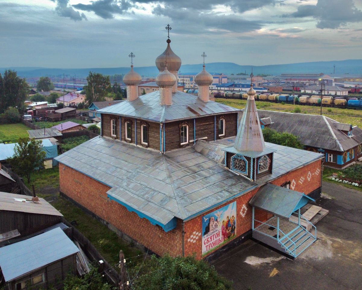 Церковь Николая Чудотворца, Вихоревка (Братский район, Иркутская область). фасады, Вид с СЗ