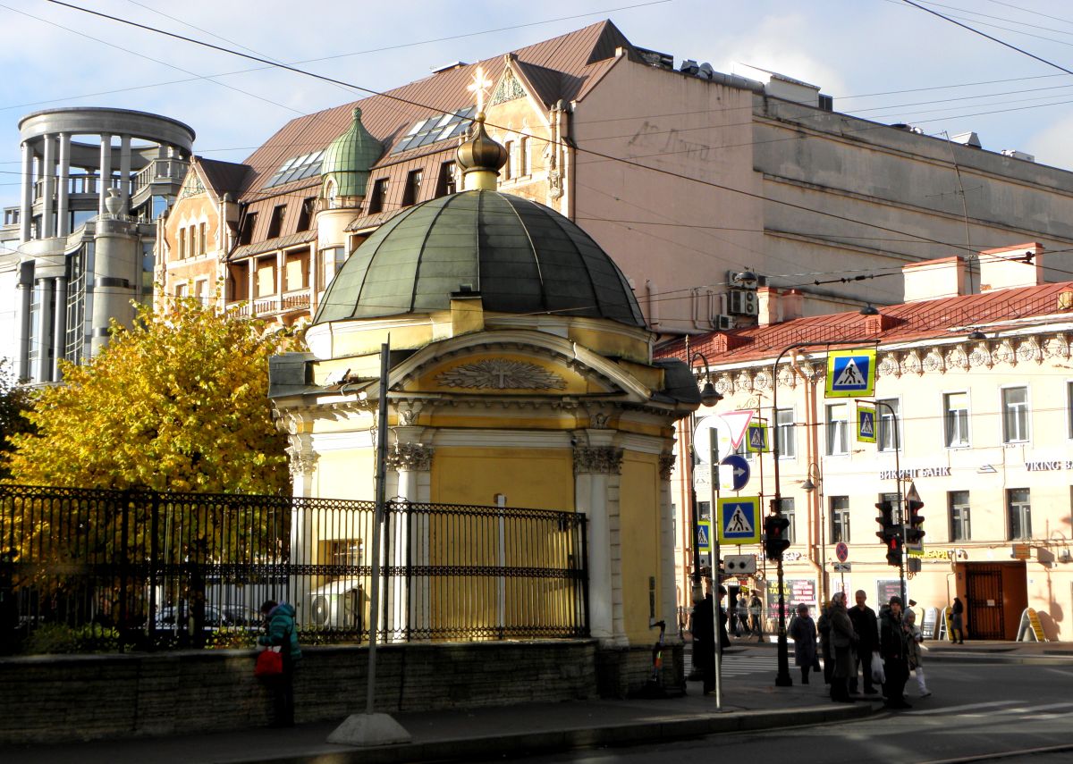 Часовня Владимирской иконы Божией Матери (северная), Центральный район (Санкт-Петербург, г. Санкт-Петербург). фасады