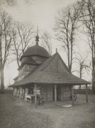 Церковь Покрова Пресвятой Богородицы, Фото 1912 г. с сайта Польской национальной библиотекиhttps://polona.pl/item/widok-ogolny-drewnianej-cerkwi-w-wolce-rosnowskiej,MTIxNzMxMzg0/0/#info:metadata<br>, Росновка, Яворовский район, Украина, Львовская область