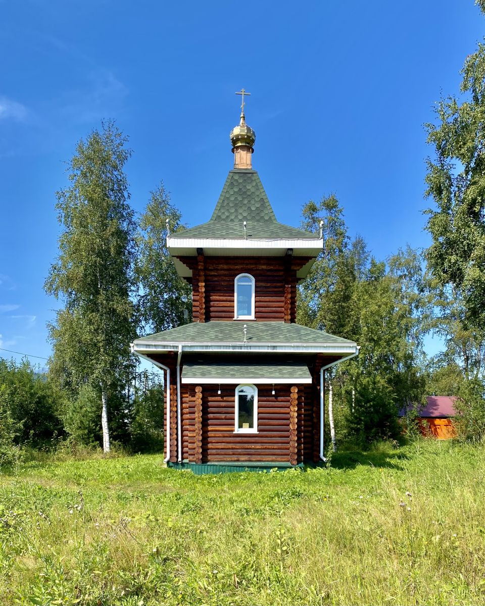 Часовня Казанской иконы Божией Матери, Солзан (Слюдянский район, Иркутская область). фасады, Вид с востока
