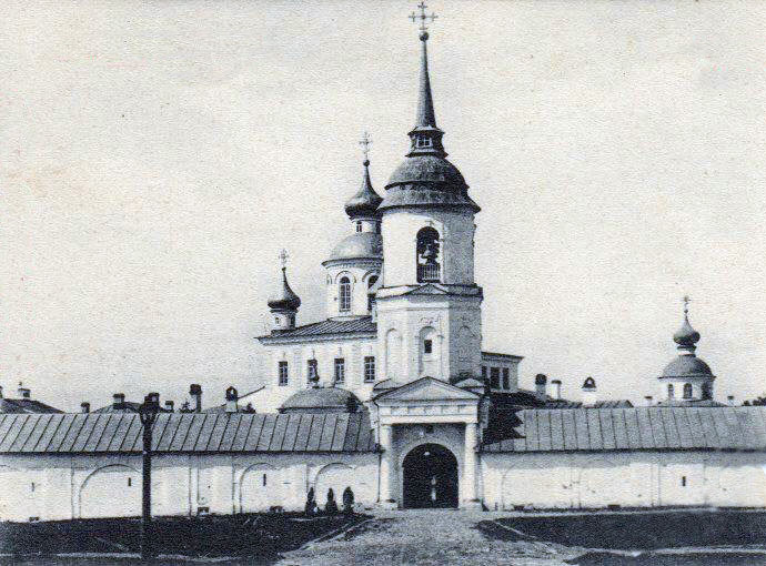 Десятинный монастырь. Колокольня (старая), Великий Новгород (Великий Новгород, город, Новгородская область). архивная фотография, Фото 1880-х гг.
