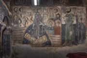 Церковь Гавриила Архангела, фрески XIV в. "Сошествие во ад", ктиторы<br>, Лаштхвери (Линджери, Лаштхор), Самегрело и Земо-Сванети, Грузия