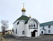 Церковь Петра и Февронии, Вид с запада<br>, Ханты-Мансийск, Ханты-Мансийский район и г. Ханты-Мансийск, Ханты-Мансийский автономный округ