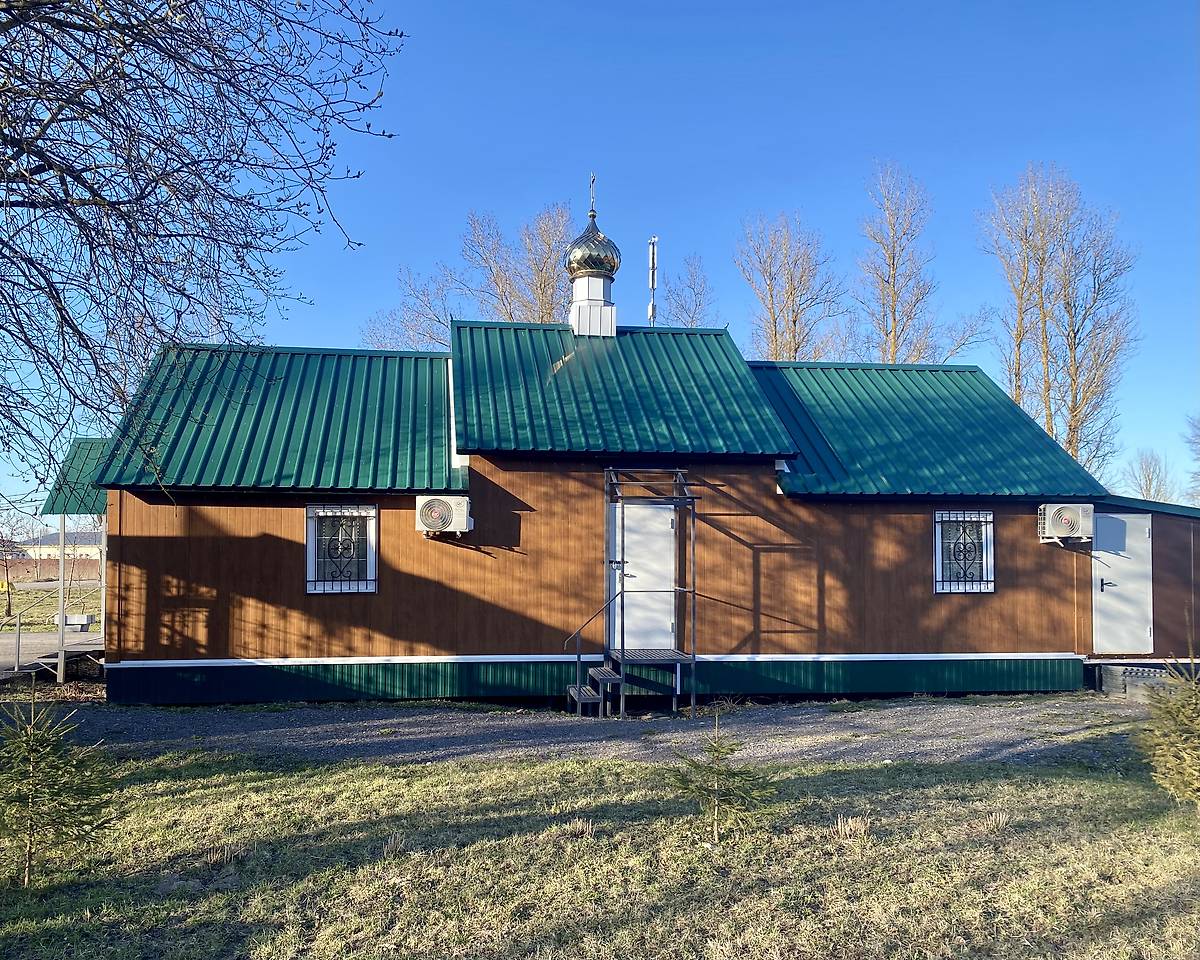 Южный фасад, фасады. Церковь Валаамской иконы Божией Матери, Терволово (Гатчинский район, Ленинградская область)