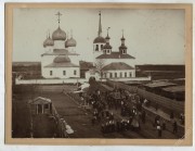 Храмовый комплекс. Собор Преображения Господня и церковь Василия Великого, Частная коллекция. Фото 1900-х годов<br>, Белозерск, Белозерский район, Вологодская область