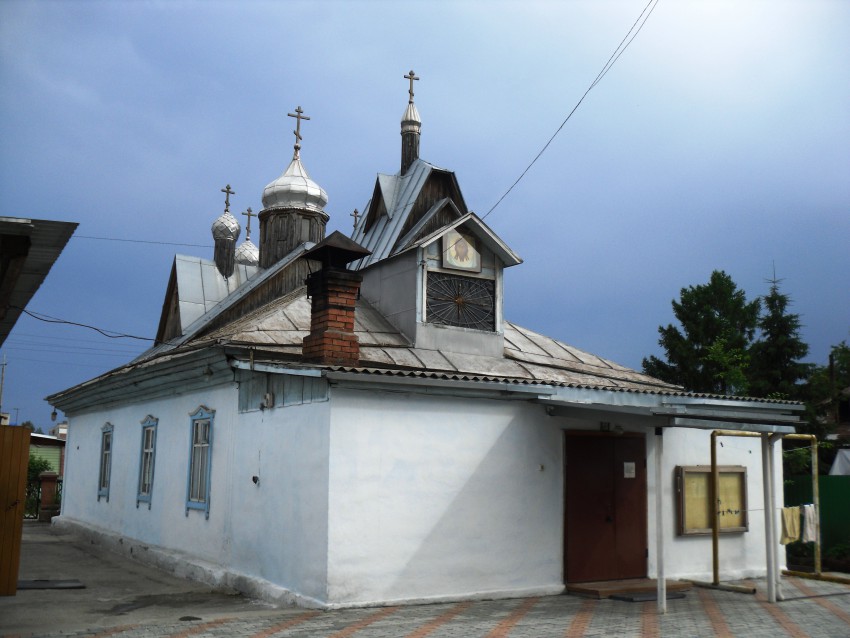 Бердск. Церковь Сретения Господня (временная). фасады