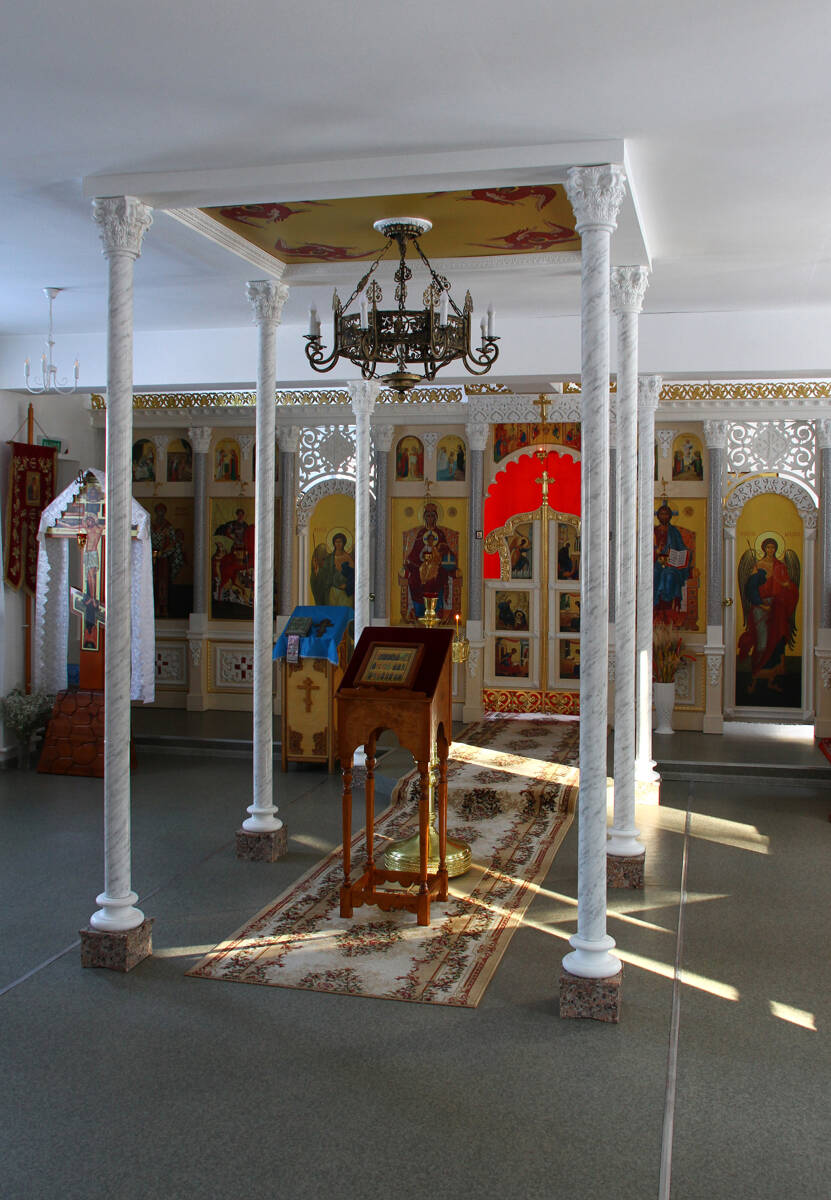 Церковь Георгия Победоносца в Новом посёлке, Бердск (Бердск, город, Новосибирская область). интерьер и убранство