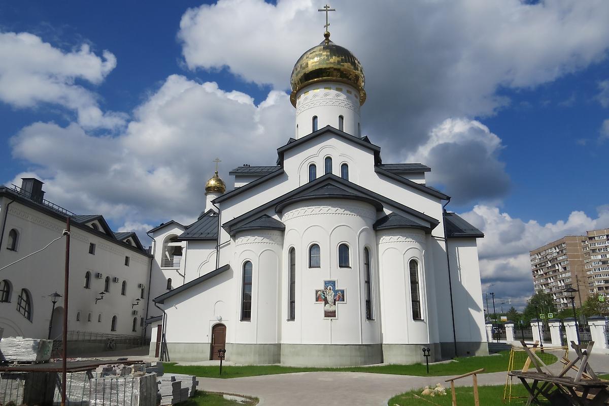 фасады. Церковь Георгия Победоносца, Крюково (Зеленоград (Зеленоградский административный округ, ЗелАО), г. Москва)