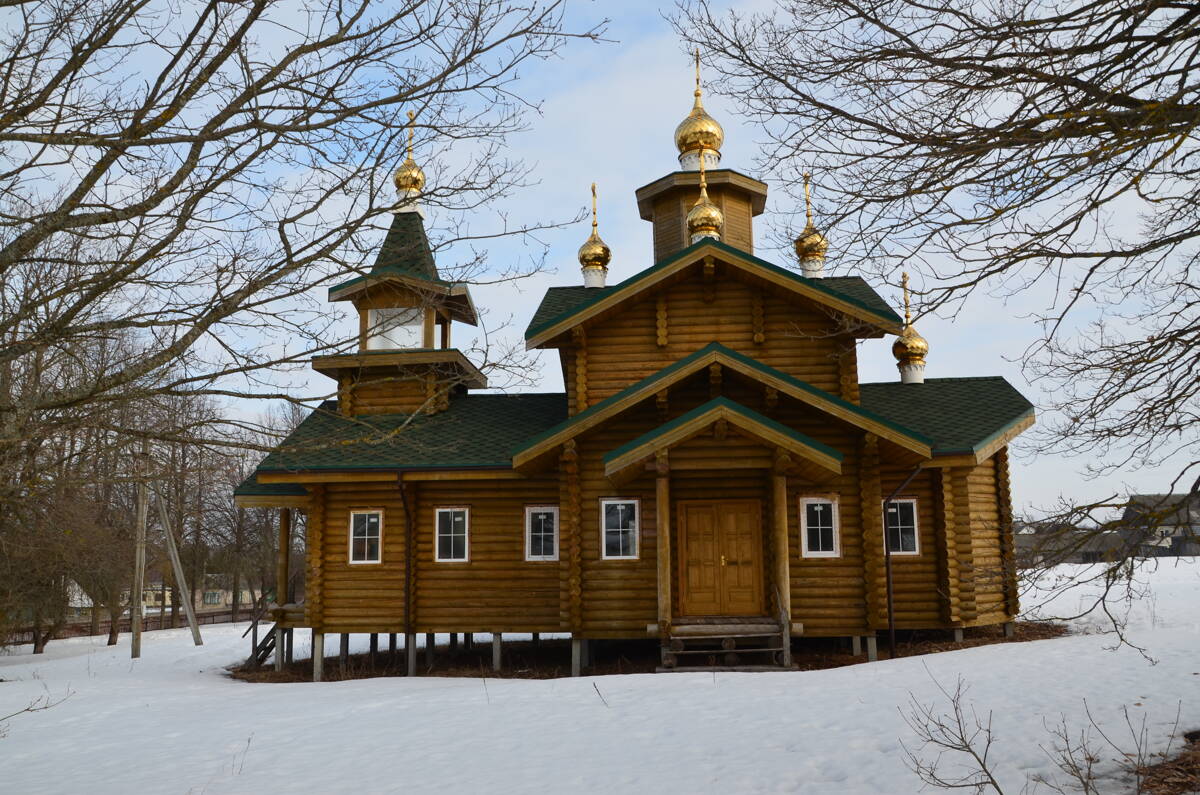 Церковь Рождества Пресвятой Богородицы, Бутчино (Куйбышевский район, Калужская область). фасады, Южный фасад