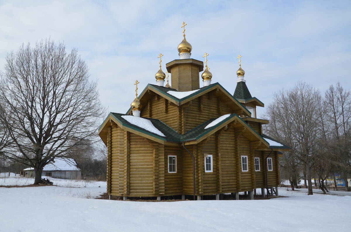 Церковь Рождества Пресвятой Богородицы, Бутчино (Куйбышевский район, Калужская область). фасады, Вид с северо-востока