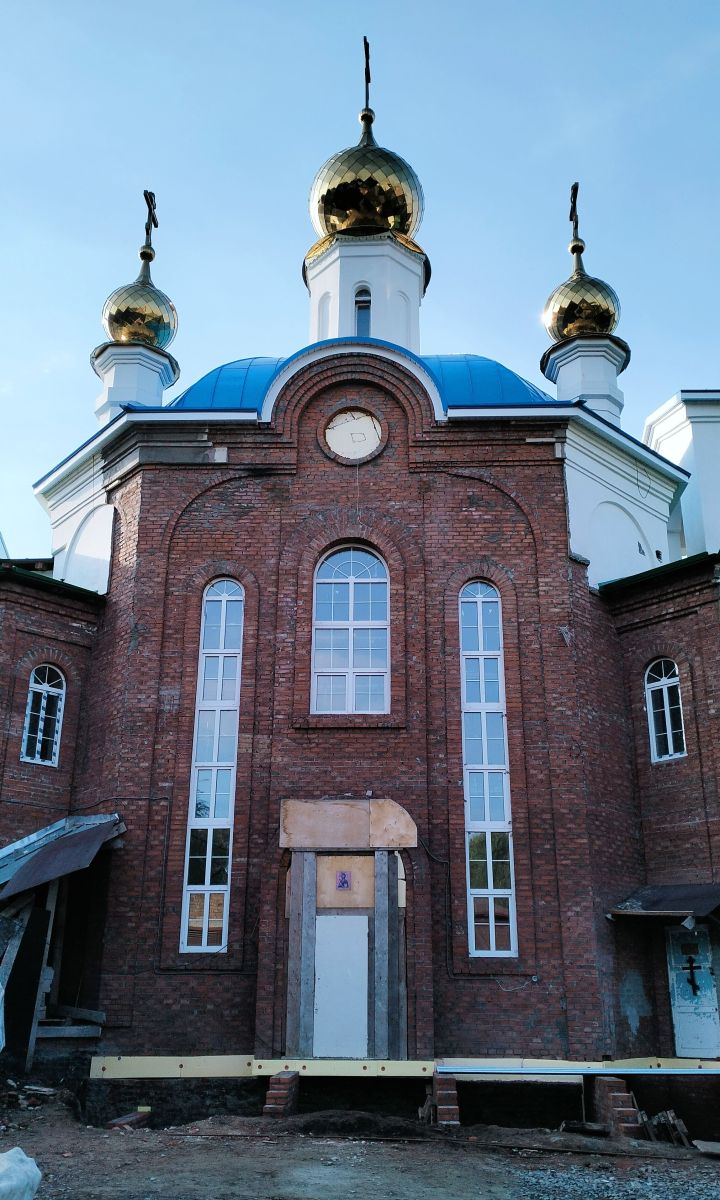 Новосибирск. Церковь Серафима Саровского. архитектурные детали, Северный фасад