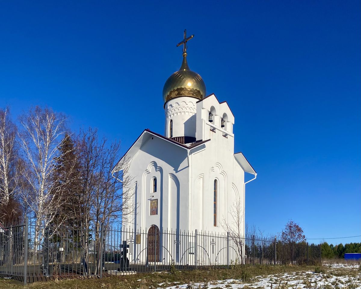 Часовня Сошествия Святого Духа, Тайга (Тайга, город, Кемеровская область). фасады, Вид с ЮЗ