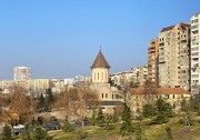 Церковь Георгия Победоносца у моста Багратиони, Вид с моста через Куру<br>, Дидубийский район, Тбилиси, город, Грузия
