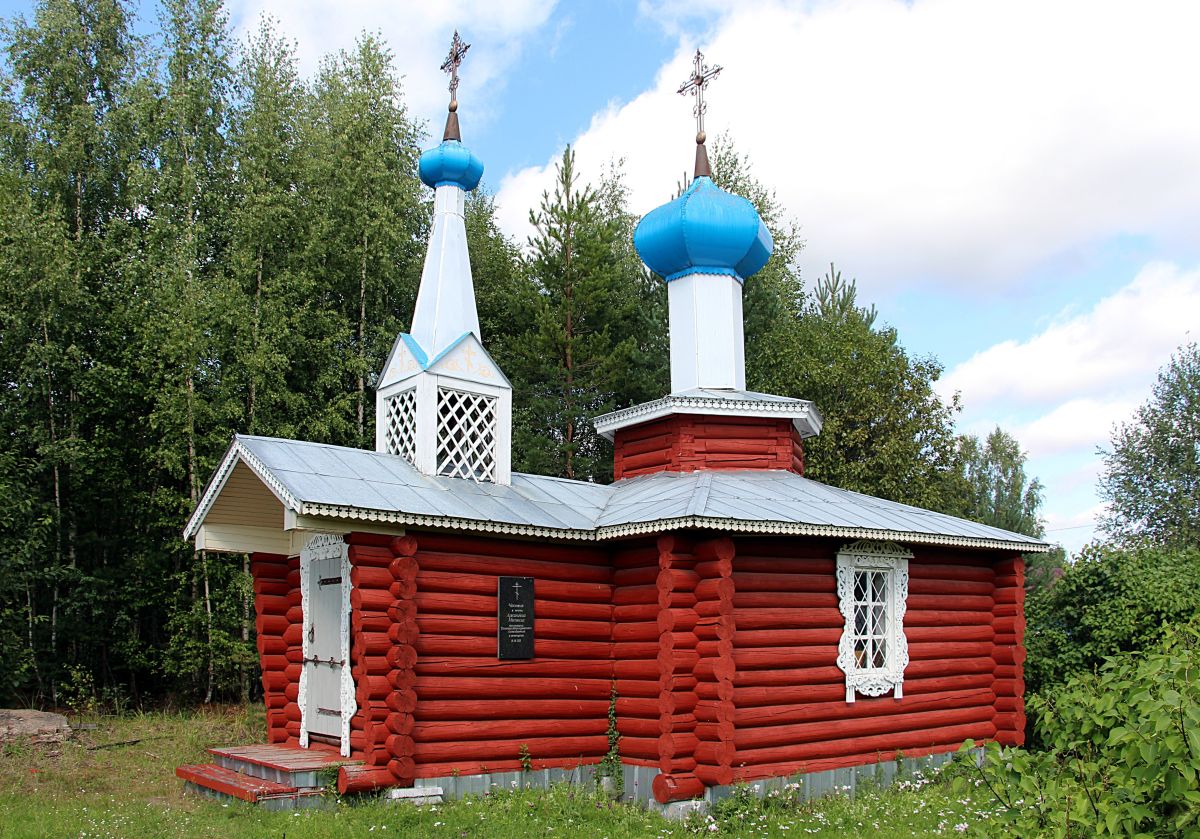 Часовня Михаила Архангела, Мерёжа (Устюженский район, Вологодская область). фасады