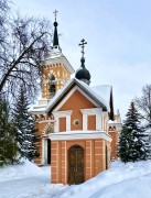 Водосвятная часовня у церкви Смоленской иконы Божией Матери, На фоне Смоленской церкви<br>, Ивантеевка, Пушкинский район и гг. Ивантеевка, Королёв, Московская область