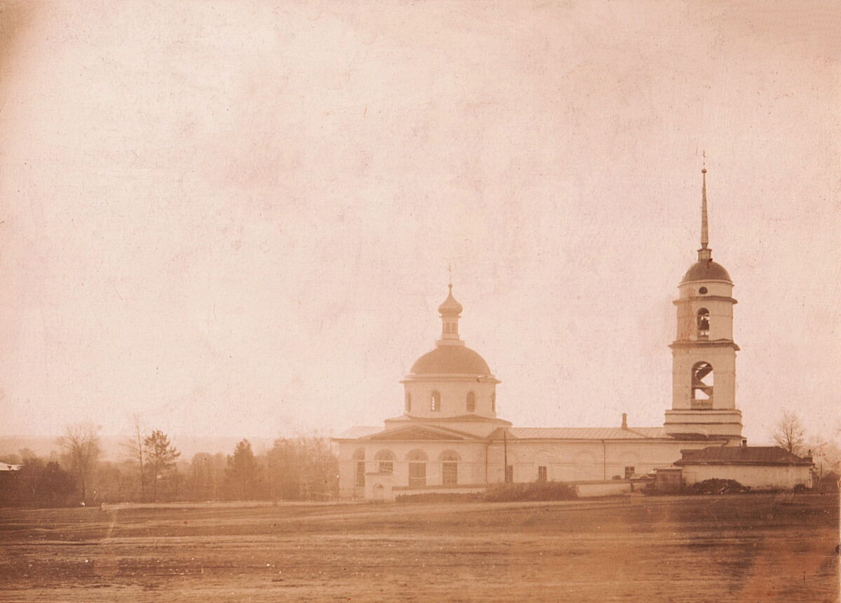 Церковь Казанской иконы  Божией Матери, Нижний Ломов (Нижнеломовский район, Пензенская область). архивная фотография, Фото XIX века из фондов Нижнеломовского краеведческого музея