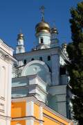 Никольский мужской монастырь. Церковь Трех Святителей в трапезном корпусе, , Богатое, Богатовский район, Самарская область