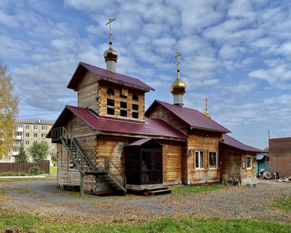 Церковь Варвары великомученицы, Ясногорский (Кемеровский район, Кемеровская область). фасады, Вид с ЮЗ