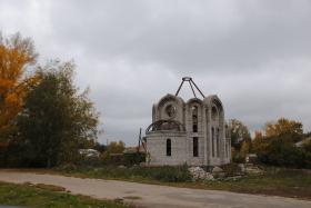 Саввушки. Неизвестная (строящаяся) церковь