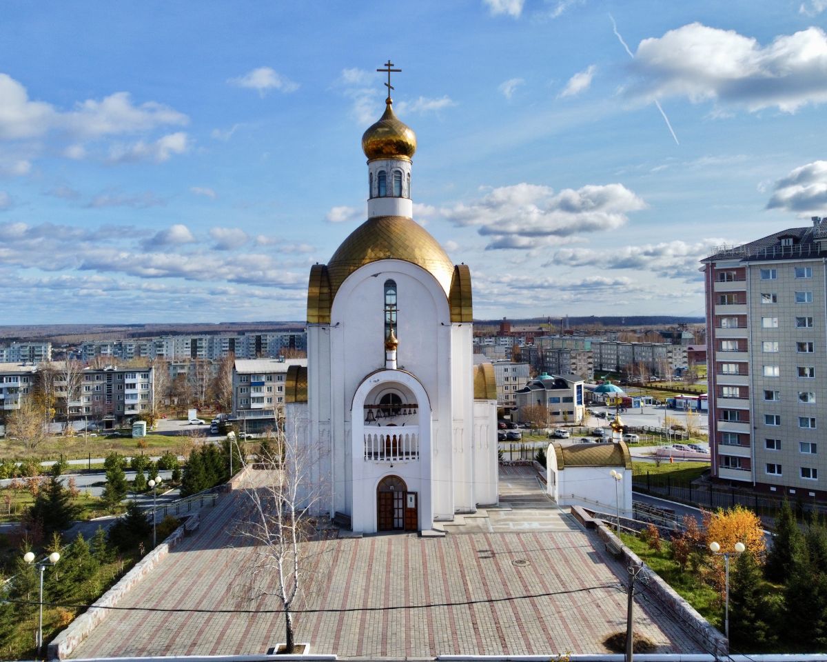 Церковь Даниила Ачинского, Ачинск (Ачинский район и г. Ачинск, Красноярский край). фасады, Вид с запада