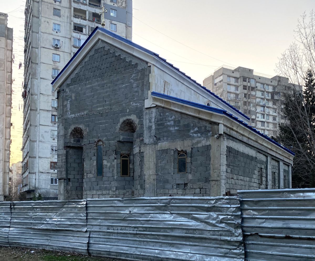 Церковь Варвары великомученицы в квартале А, Глданский район (Тбилиси, город, Грузия). фасады, Вид с северо-востока