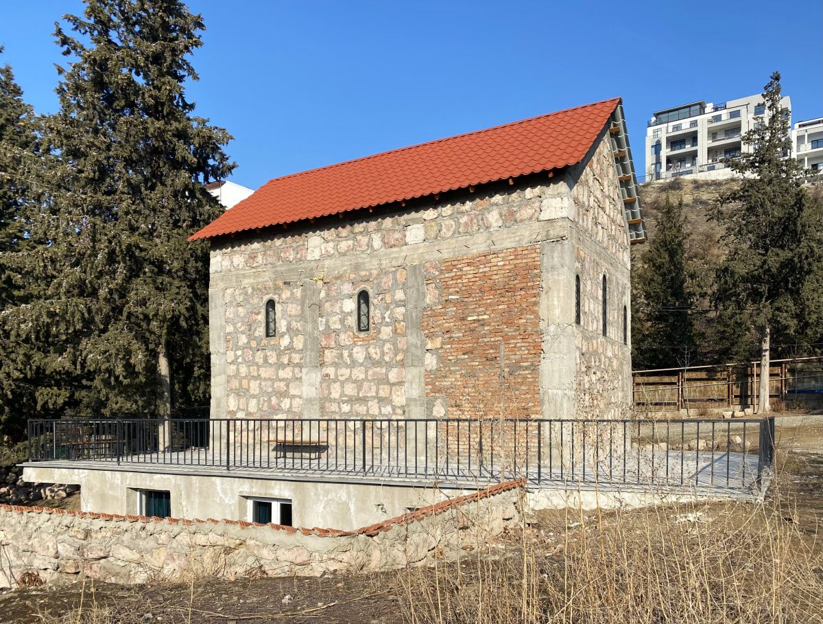 Тбилиси. Церковь Николая Чудотворца в Сабуртало. фасады, Вид с юго-востока