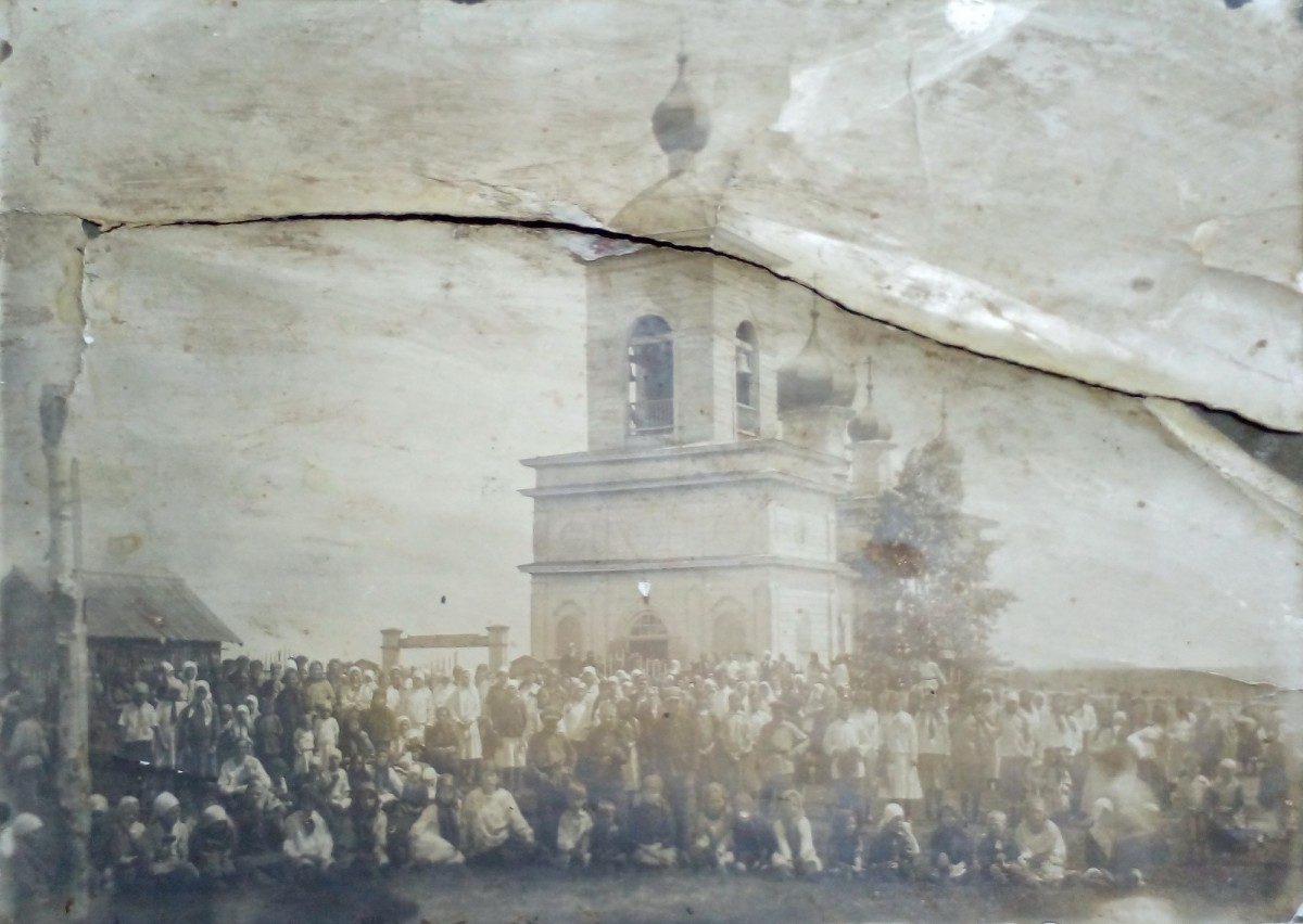 Церковь Богоявления Господня (единоверческая), Батурово (Шелаболихинский район, Алтайский край). архивная фотография, Фото 1910-ых годов из фондов Шелаболихинского районного музея
