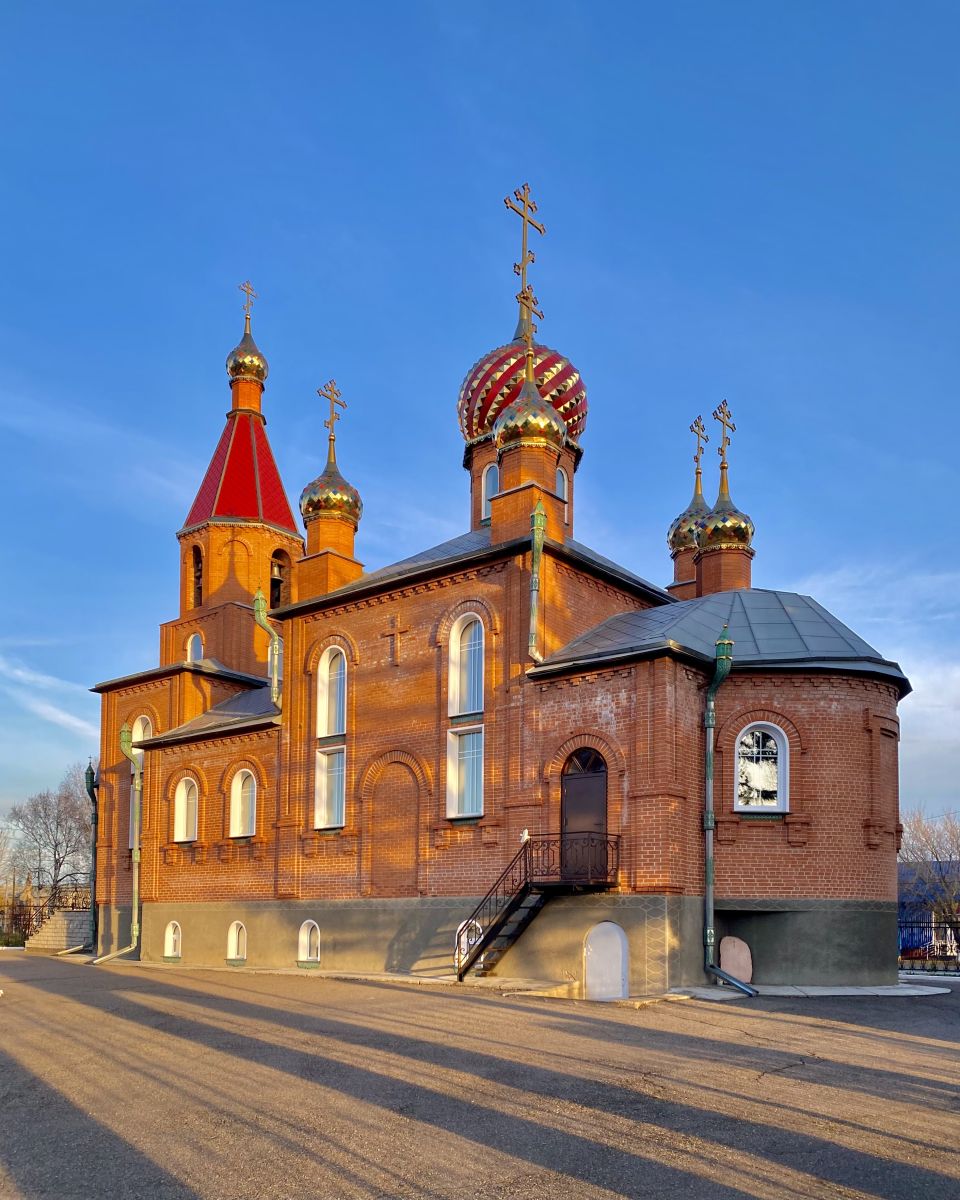 Церковь Преображения Господня, Тяжинский (Тяжин) (Тяжинский район, Кемеровская область). фасады, Вид с ЮВ