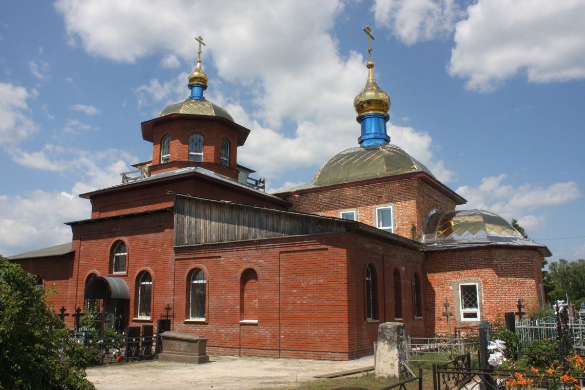 Церковь Воздвижения Креста Господня (новая), Сапожок (Сапожковский район, Рязанская область). фасады