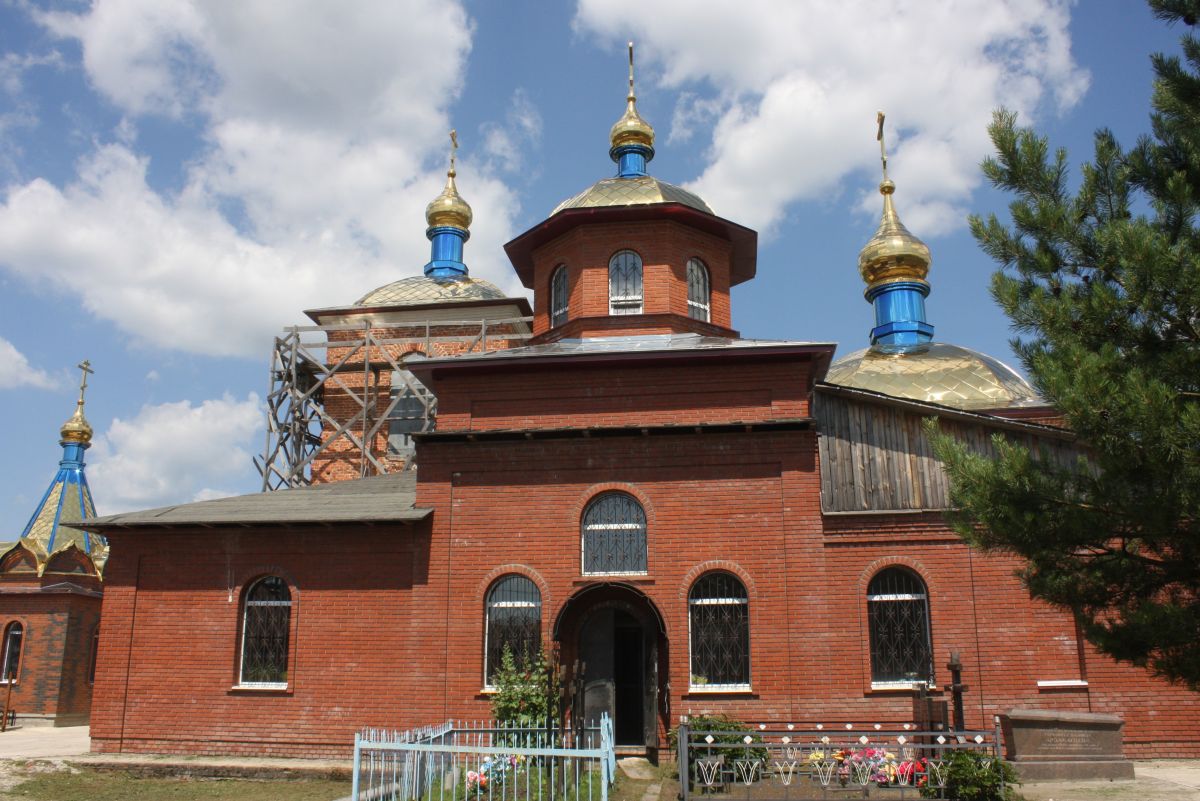 Церковь Воздвижения Креста Господня (новая), Сапожок (Сапожковский район, Рязанская область). фасады