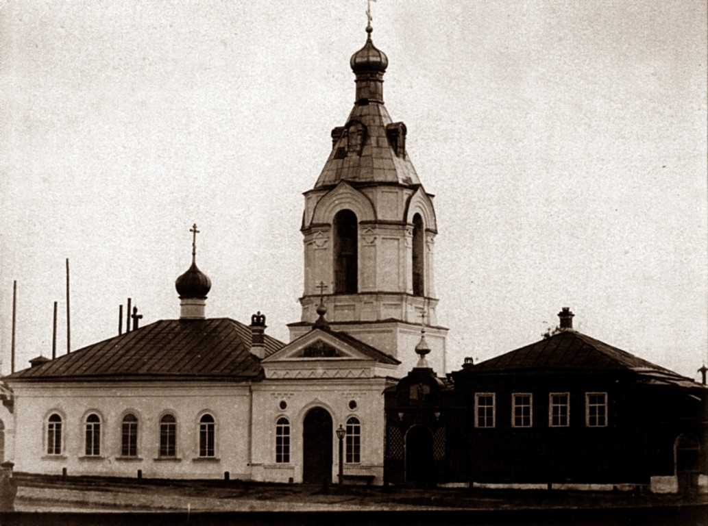 Всехсвятский единоверческий женский монастырь. Церковь Всех Святых, Шуя (Шуйский район, Ивановская область). архивная фотография, Фото 1891 год. с сайта https://pastvu.com/p/207080