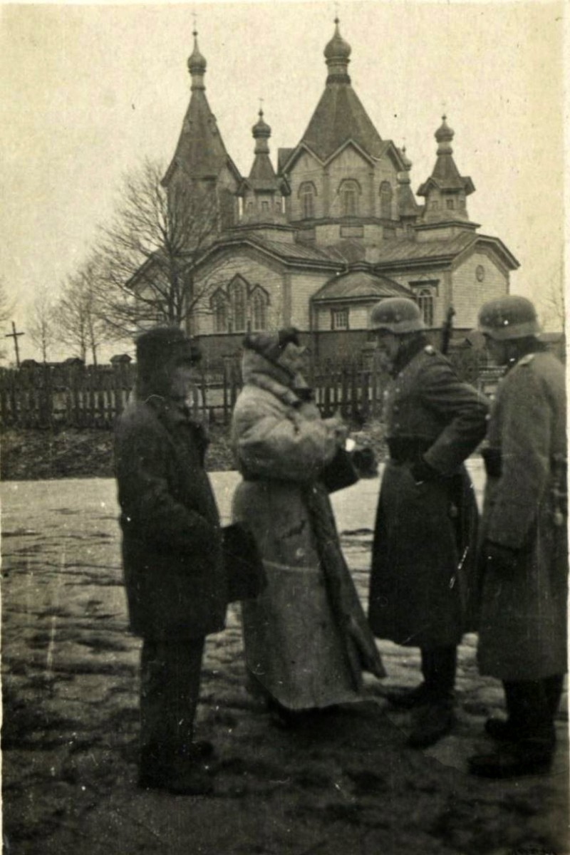 Церковь Воздвижения Креста Господня, Полицы (Заречненский район, Украина, Ровненская область). архивная фотография, Фото 1941 г. с аукциона e-bay.de