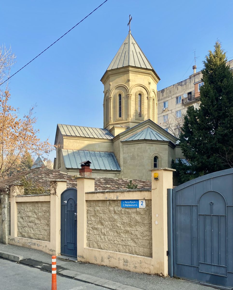 Тбилиси. Церковь Илии Пророка в Делиси. фасады, Вид с ул. Магалашвили