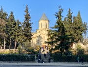 Церковь Успения Пресвятой Богородицы, Вид через проспект Важи Пшавелы<br>, Сабурталинский район, Тбилиси, город, Грузия