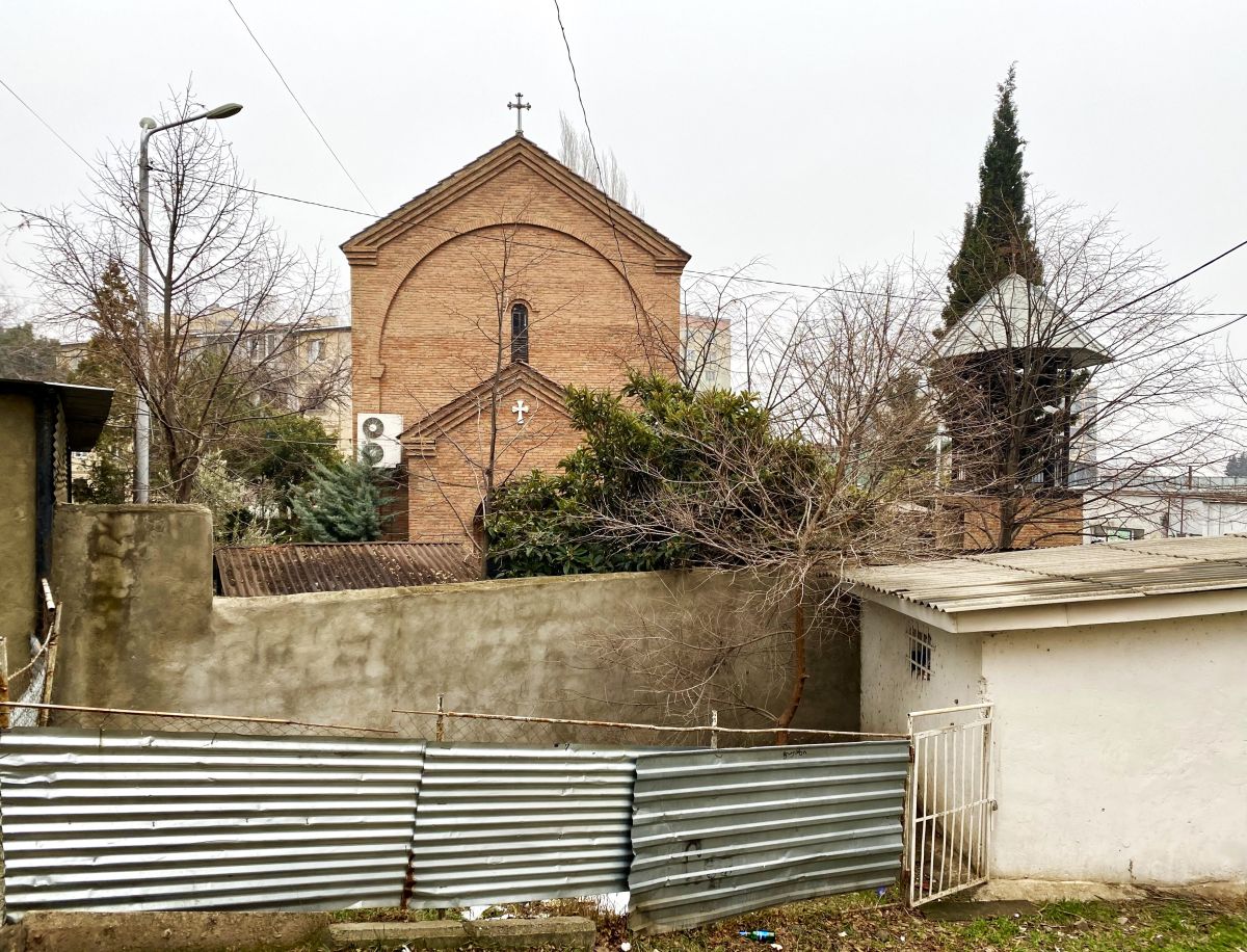 Тбилиси. Церковь Рождества Христова в Варкетили. фасады, Вид с запада