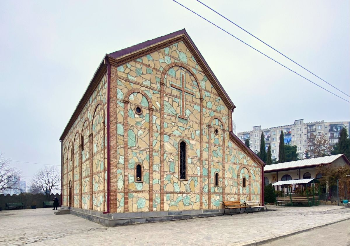 Тбилиси. Церковь Иверской иконы Божией Матери в Варкетили. фасады, Вид с юго-востока