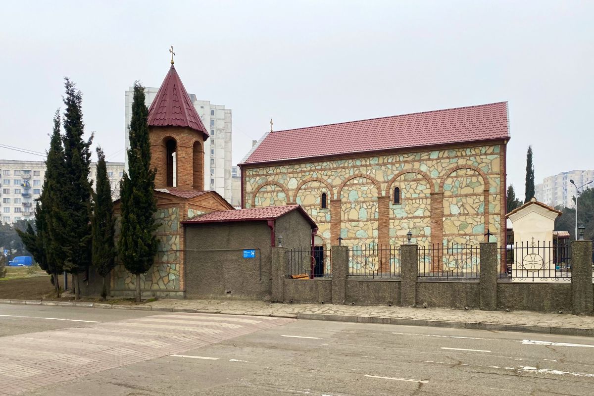 Церковь Иверской иконы Божией Матери в Варкетили, Самгорский район (Тбилиси, город, Грузия). фасады, Вид с юга