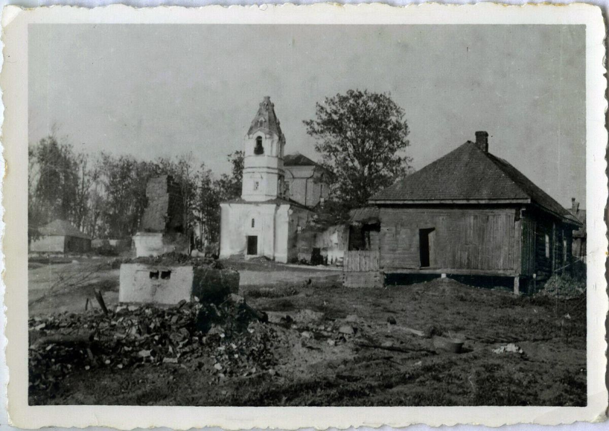 Церковь Рождества Пресвятой Богородицы, Ленино (Горецкий район, Беларусь, Могилёвская область). архивная фотография, Фото 1941 г. с аукциона e-bay.de