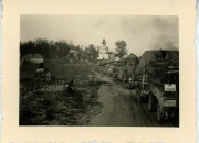 Церковь Рождества Пресвятой Богородицы, Храм в ландшафте села. Фото 1941 г. с аукциона e-bay.de<br>, Ленино, Горецкий район, Беларусь, Могилёвская область
