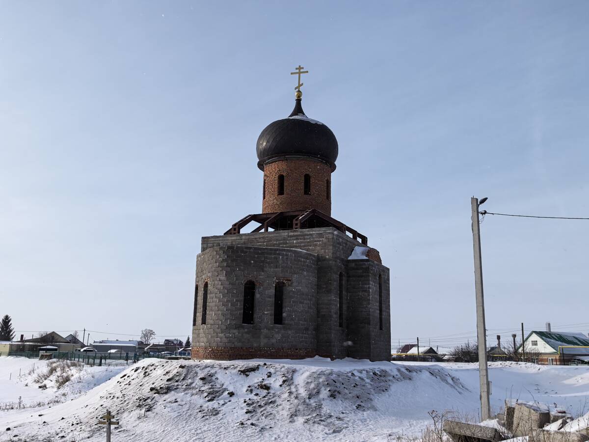 Церковь Троицы Живоначальной (строящаяся), Малые Ерыклы (Нижнекамский район, Республика Татарстан). документальные фотографии