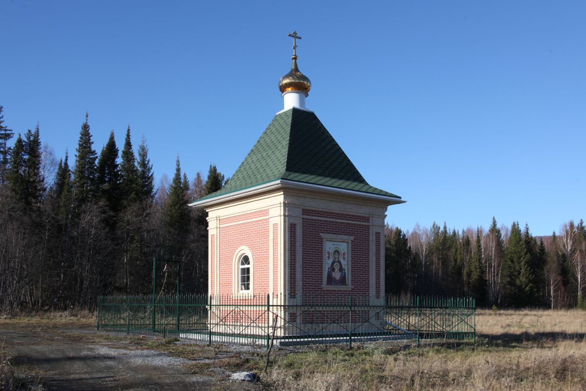 Часовня Анны Праведной, Анновка, урочище (Катав-Ивановский район, Челябинская область). фасады, Вид с юго-востока