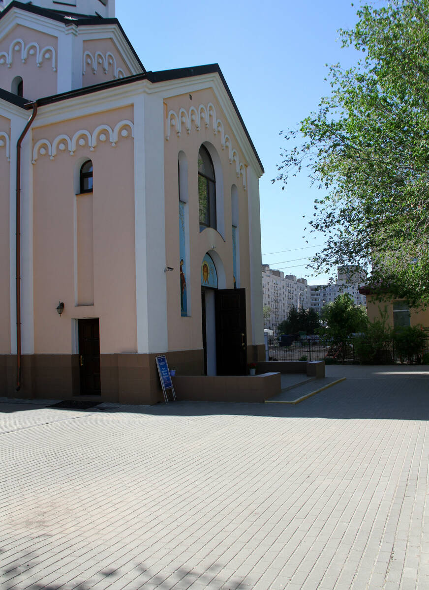 Церковь Николая Чудотворца на Тулака, Волгоград (Волгоград, город, Волгоградская область). архитектурные детали, Фрагмент фасада