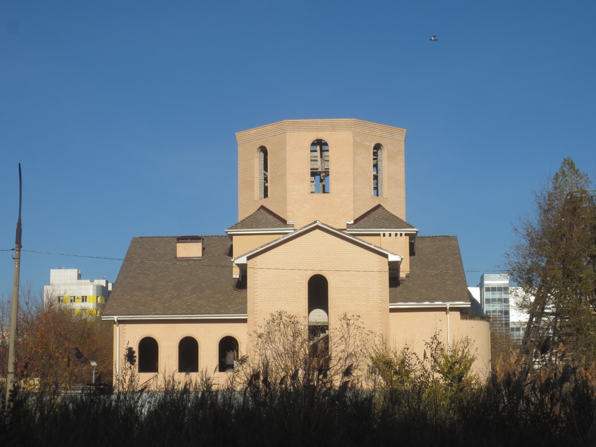 Патриарха Московского (строящаяся), церковь Иова, Волгоград (Волгоград, город, Волгоградская область). документальные фотографии
