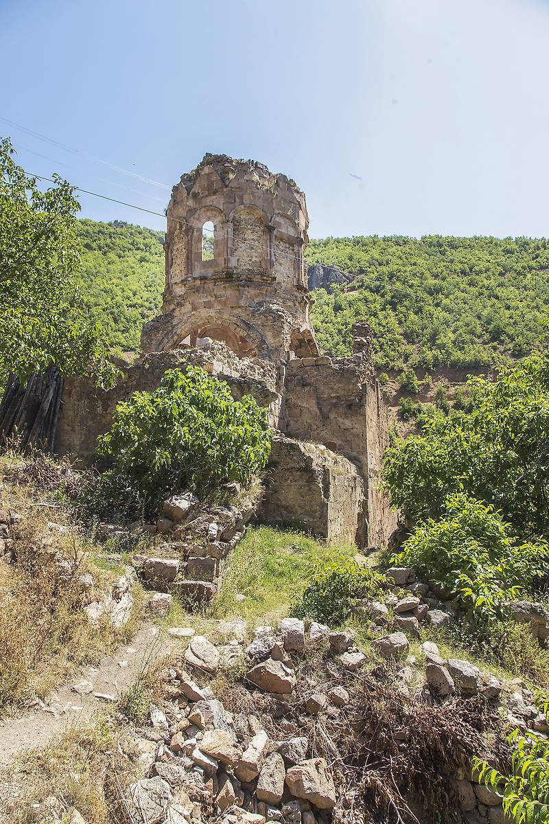 вид с юго-запада, фасады. Монастырь Хандзта, Пырналлы (Порта) (Артвин, Турция)