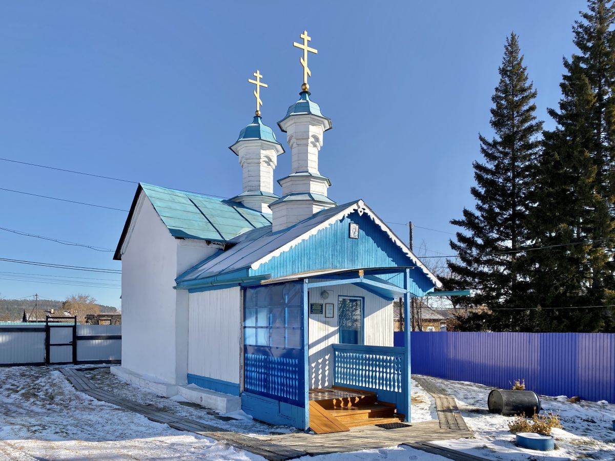 Церковь Благовещения Пресвятой Богородицы, Олонки (Боханский район, Иркутская область). фасады, Вид с СЗ