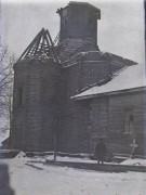 Церковь Усекновения Главы Иоанна Предтечи, Фото 1920-х гг. (Барановский П.Д.). Разборка церкви. Госкаталог № 6966972. ГНИМА им Щусева<br>, Усвятье, Дорогобужский район, Смоленская область