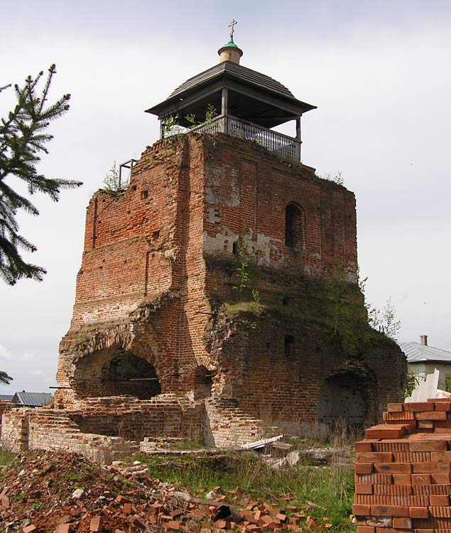 Пчела. Казанская Богородицкая Площанская мужская пустынь. Колокольня. фасады