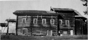 Церковь Николая Чудотворца (деревянная), Фото 1947 г. из материалов по «Долговицкой Никольской церкви XVIII в.». (ГНИМА. Архив, отдел ООП, Инв. №5707/1)<br>, Афанасьевская (Долговицкое), Тарногский район, Вологодская область