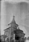 Церковь Николая Чудотворца (деревянная),  Общий вид с юго-восточной стороны. Фото 1940-х гг. из коллекции ГНИМА. (ГК № 52215432)<br>, Афанасьевская (Долговицкое), Тарногский район, Вологодская область
