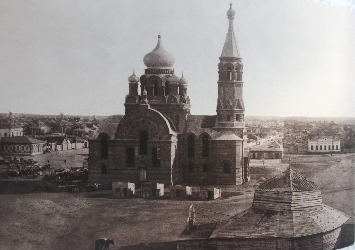 Собор Владимира равноапостольного (?), Павлодар (Павлодарская область, Казахстан). архивная фотография, Фото 1912 года. Автор Д. Багаев